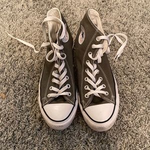 Grey High Top Converse